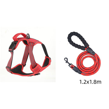 Dog Harness No Pull Breathable Reflective Pet Harness Vest