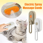 Electric Steam Cat Grooming Brush