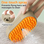Electric Steam Cat Grooming Brush