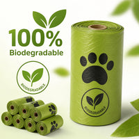 10Rolls Biodegradable Dog Poop Bags Eco‑Friendly Compostable Pet Waste Bags Thick Leak‑Proof Puppy Poop Bags for Dog Walking Outdoor Travel
