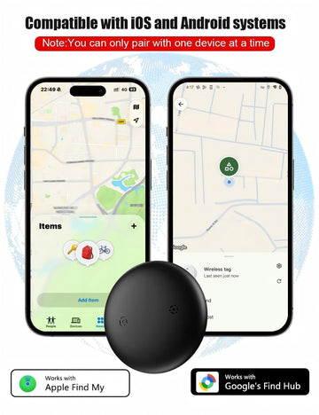 GPS Tracker For Dogs IOS & Android - No Subscription Dog GPS Tracker Collar Smart Cat Real-Time Activity Tracker, Works With Google Find Hub & Apple Find My App, Anti-Lost For Pet Items Kitten