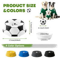 Pawpace Multi Purpose Dog Bowl,No Mess Dog Liquid Slow Feeder,Easy Clean Lick Bowl Mat with Ball ,8 Extra Large Suction Cups,No Mess Liquid Treat Enrichment Bowl for Dogs,Dishwasher Safe,Blue,#Tiktokshopbacktoschool